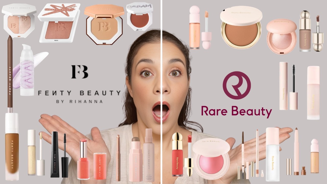 FENTY vs RARE BEAUTY: Qual é REALMENTE a Melhor Marca?