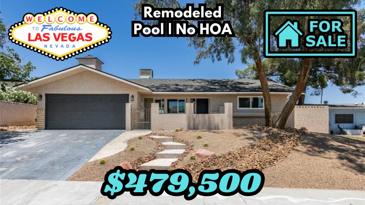 Affordable Remodeled Las Vegas Home for Sale | Pool | No HOA | Under 500k | Home Tour