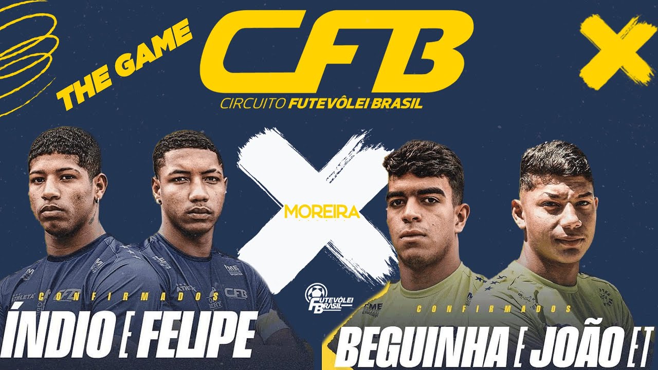 EMOCIONANTE ! O MELHOR JOGO DO CFB - ÍNDIO E FELIPE VS BEGUINHA E JOÃO ET #futevoleibrasil #cfb