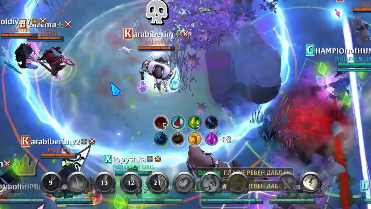 Albion Online ZvZ &ndash; Defensive Tank POV (Hoarfrost Gameplay)