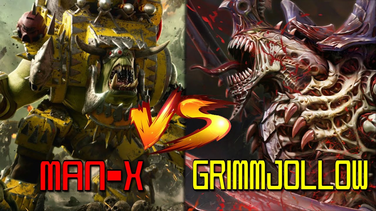 [40K] Rediff Live TTS : ManX (Orks) / Grimmjollow (Tyranids v9)