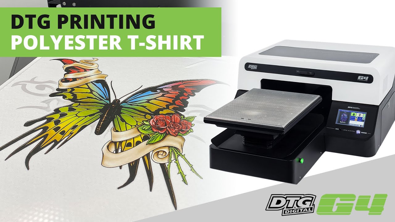 DTG Printing on Polyester T-Shirt