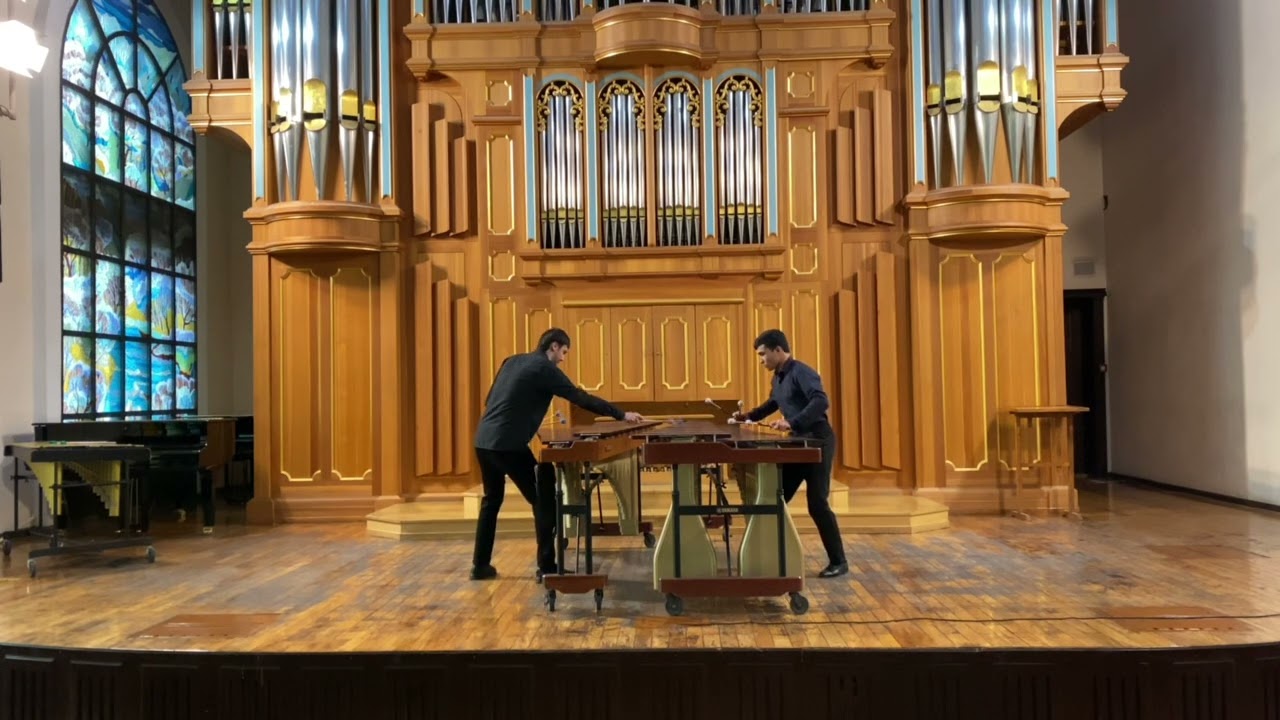 Ergashov Najmiddin & Shakromov Sunnatulla (Marimba DUET) Teacher: Ali Izmailov UZBEKISTAN