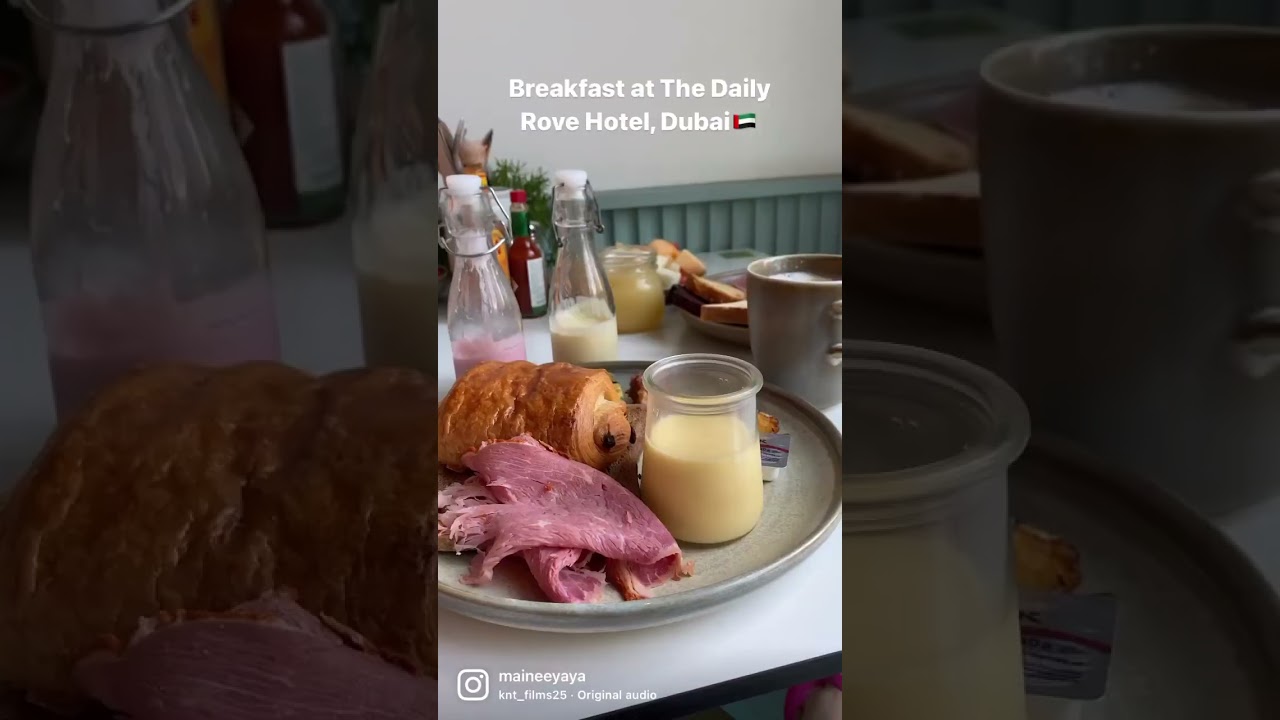 Breakfast at Expo City Dubai- Rove Hotel #expo2020