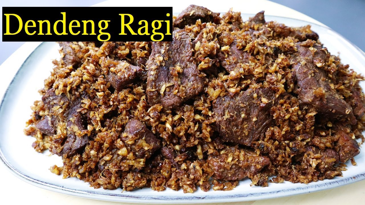Dendeng ragi, daging sapi serundeng menu spesial lebaran atau hajatan