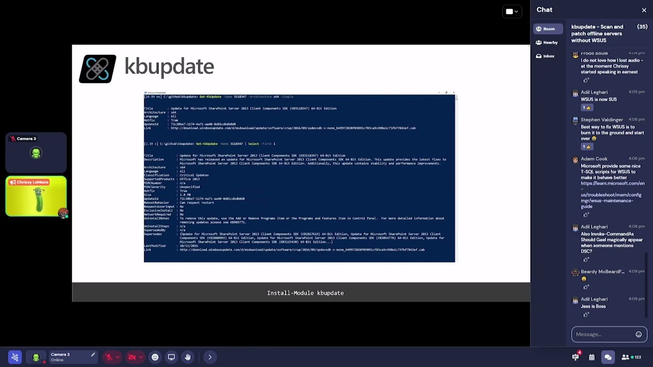 kbupdate - Scan and patch offline servers without WSUS - Chrissy LeMaire