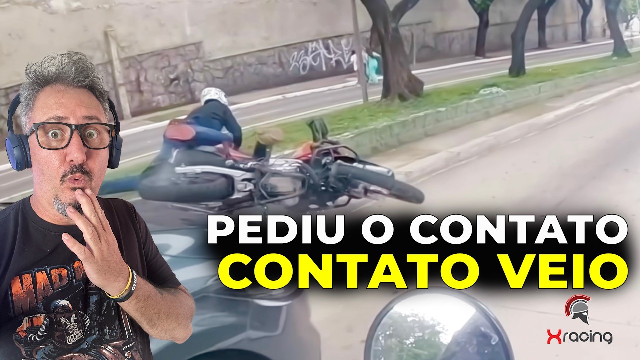 AMERICANO REAGE: Quedas de MOTO (EP. 165) - XRacing Quedas | Reação MotoDiário