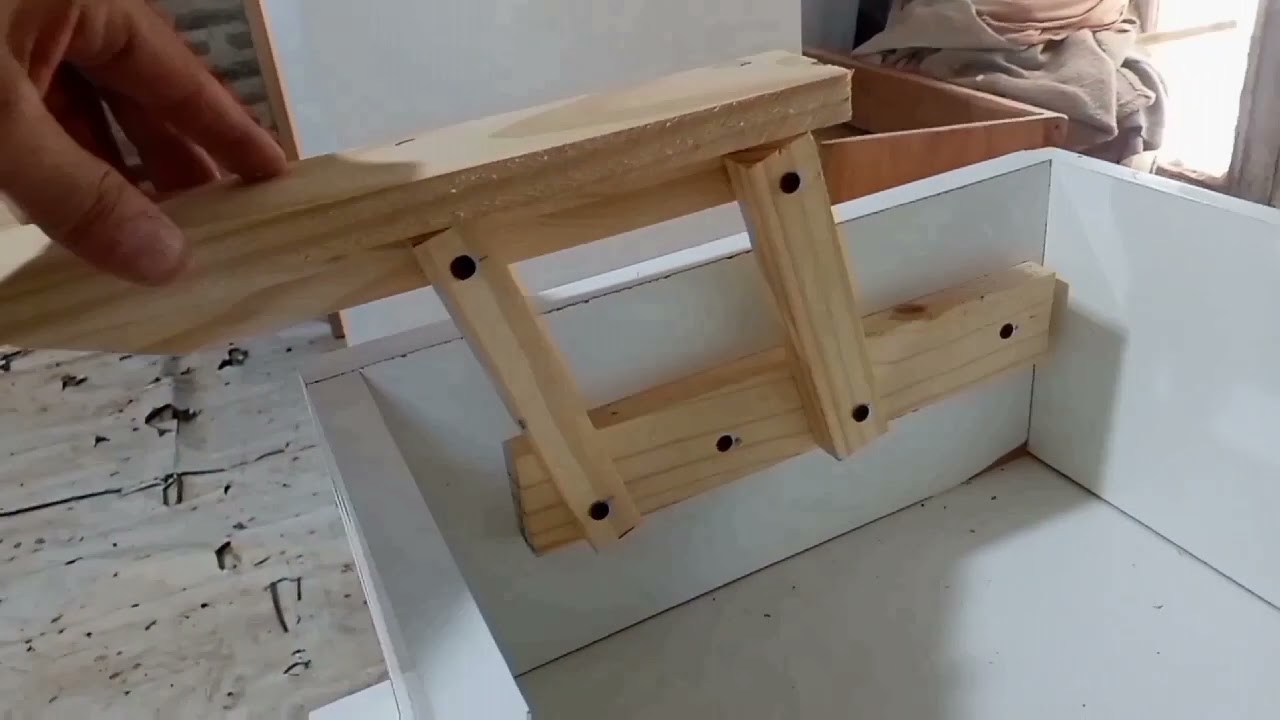 como hice mi mesa ratona con tapa elevable