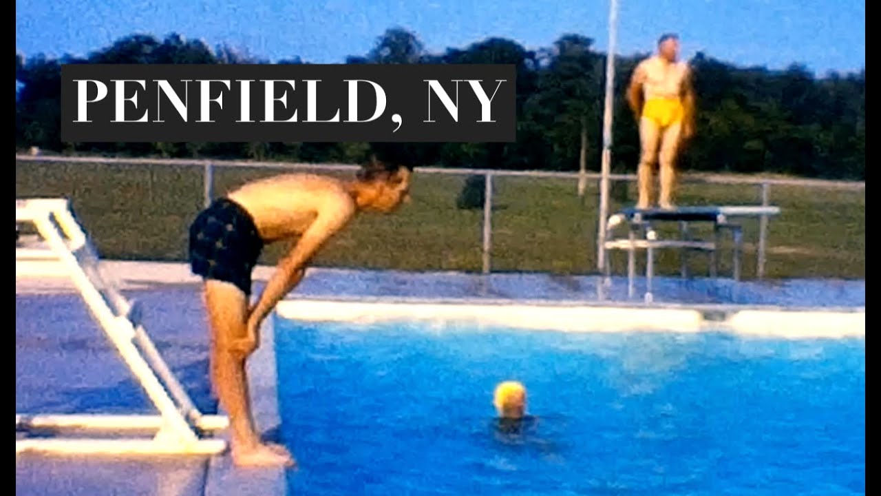 Penfield NY Country Club Swimming Pool 1961 Family Fun Home Movies #newyork #swimmingpool