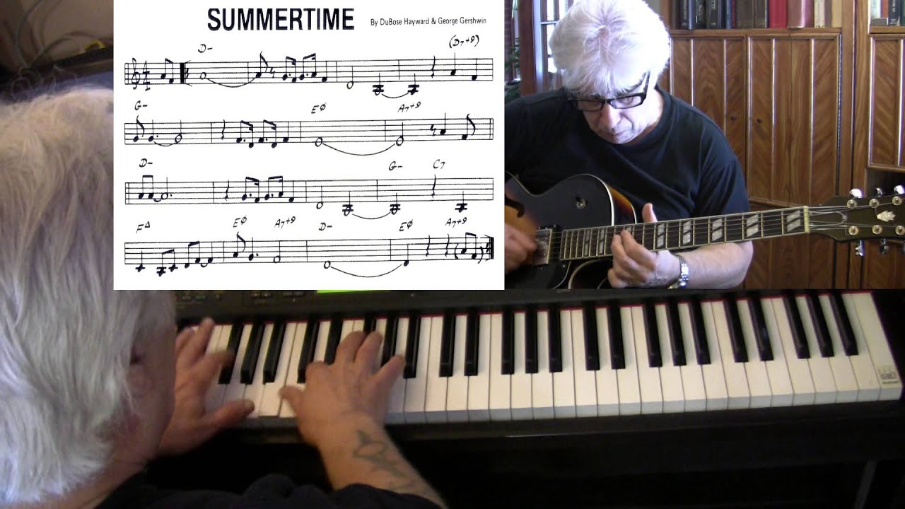 Summer Time - guitar & piano jazz cover - Yvan Jacques