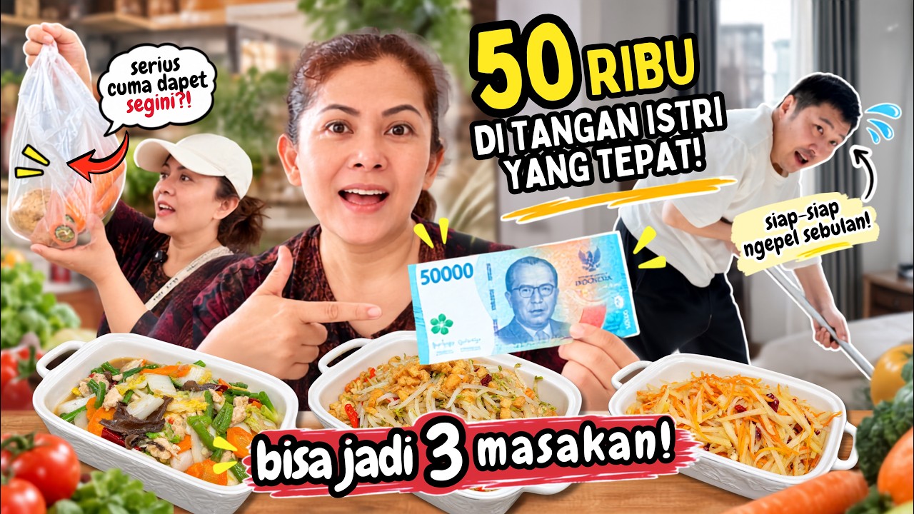TANTANGAN 50 RIBU DI TANGAN ISTRI YANG TEPAT! KALAU BERHASIL, SUAMI WAJIB NGEPEL RUMAH SEBULAN! 😂