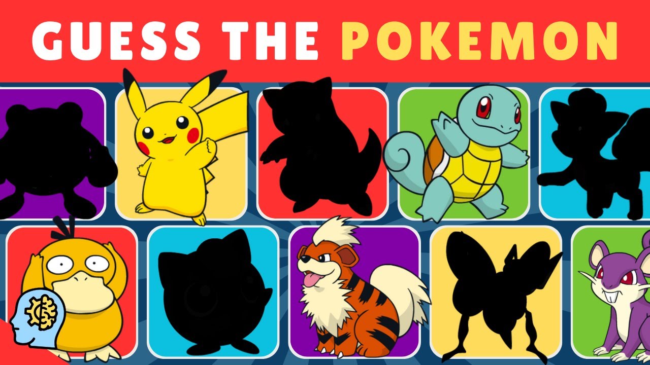 Pokémon Gen 1 |⚡ Guess The Pokémon by Silhouette