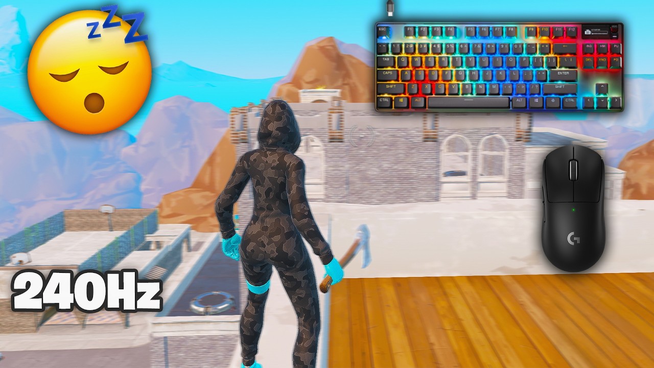 SteelSeries Apex Pro TKL ASMR | Tilted ZoneWars Gameplay | Satisfying M&K Fortnite | 240FPS