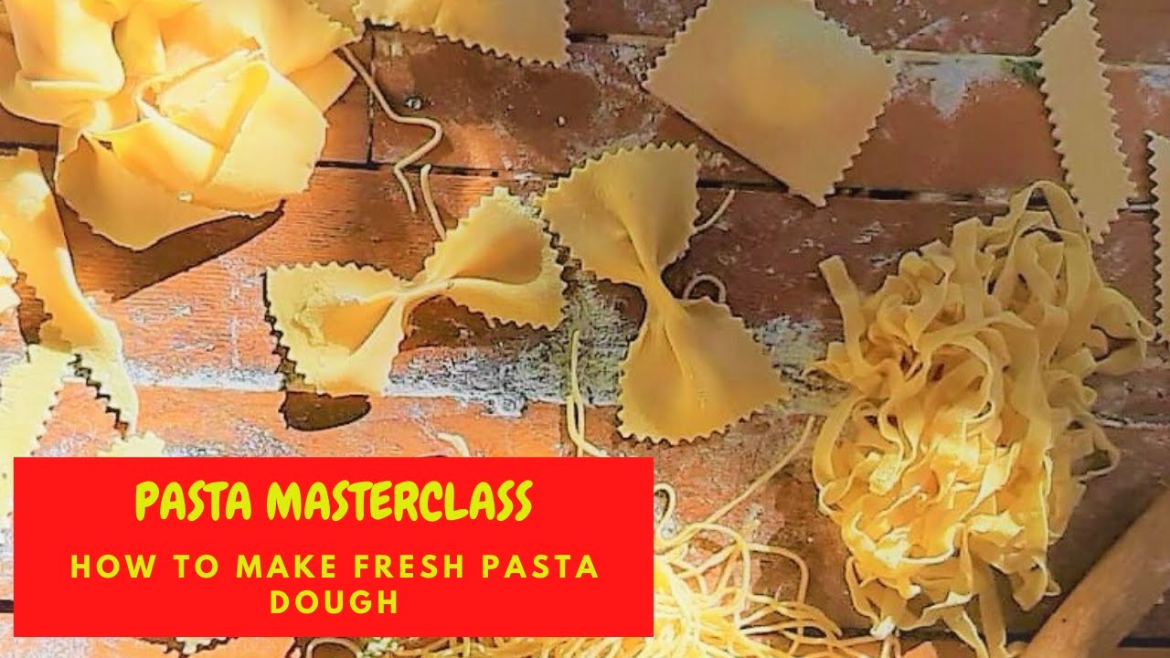 MAKE FRESH PASTA LIKE A PRO IN LESS THAN 10 MINUTES - Masterclass Part 1 | Dennis Duncanson