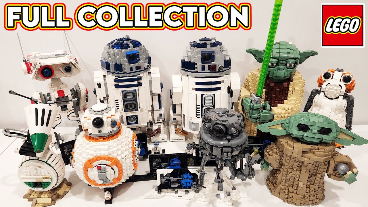 Коллекция дроидов и персонажей LEGO Star Wars