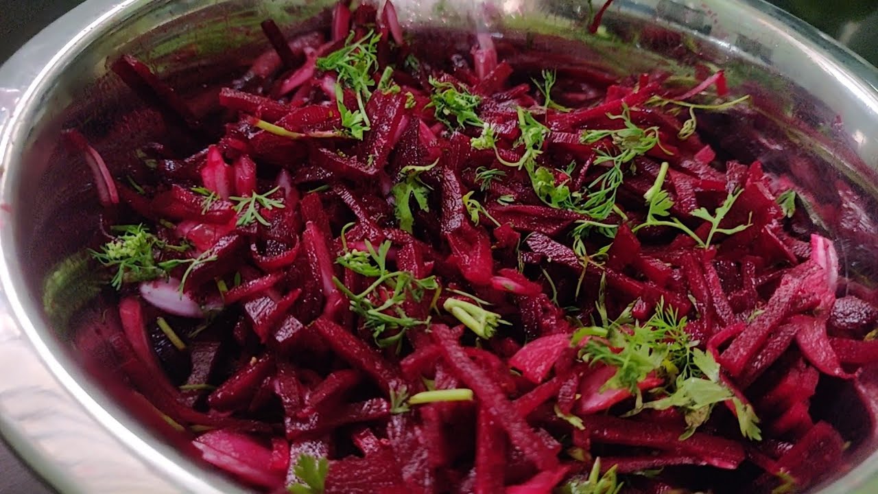 ತುಂಬಾ ಸುಲಭ ಹಾಗೂ ರುಚಿಕರ ಬೀಟ್ರೂಟ್ ಸಲಾಡ್ !! Easy and Tasty Beetroot Salad