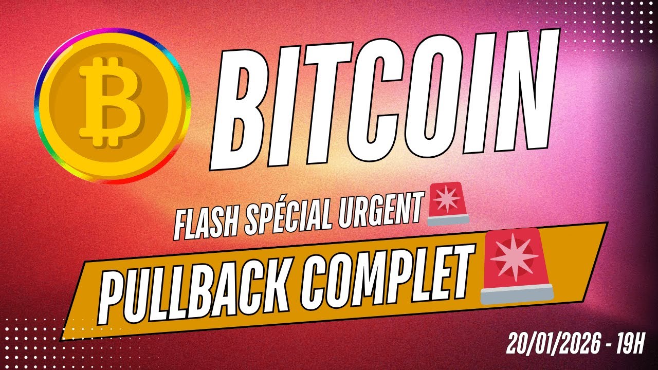 Bitcoin flash URGENT 🚨 Pullback COMPLET ! Analyse crypto