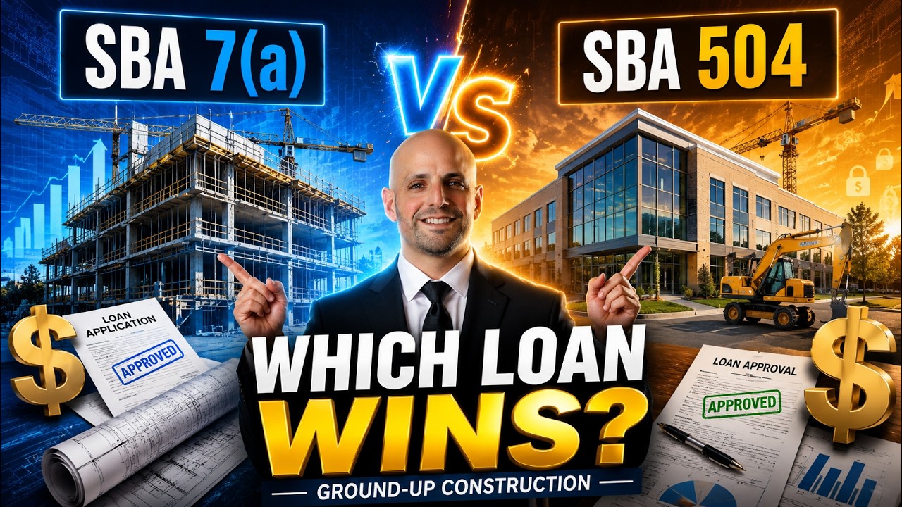 SBA 7(a) против SBA 504 для строительства с нуля: какой кредит лучше выбрать в 2026 году?