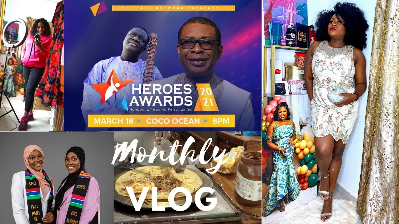 Things to do in The Gambia | Monthly Vlog | Graduation + Birthday + Youssou Ndour + Food + Tradefair