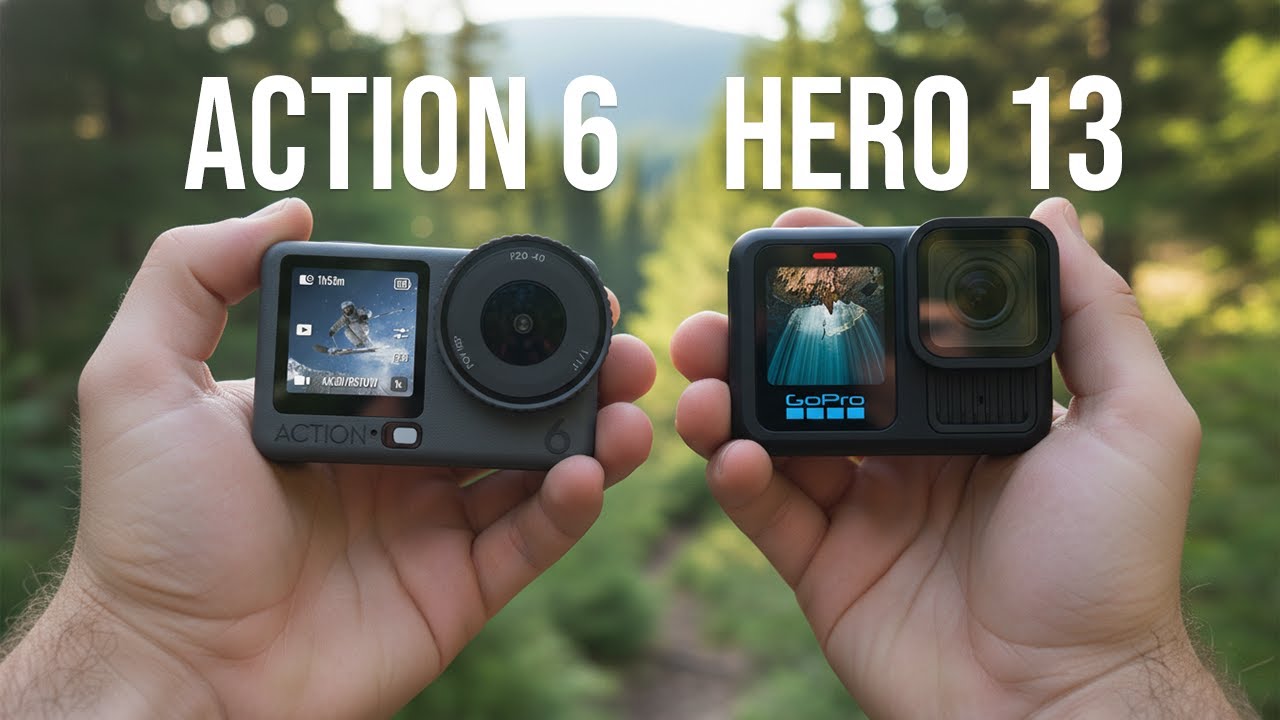 DJI Osmo Action 6 против GoPro Hero 13 — какую экшн-камеру купить?