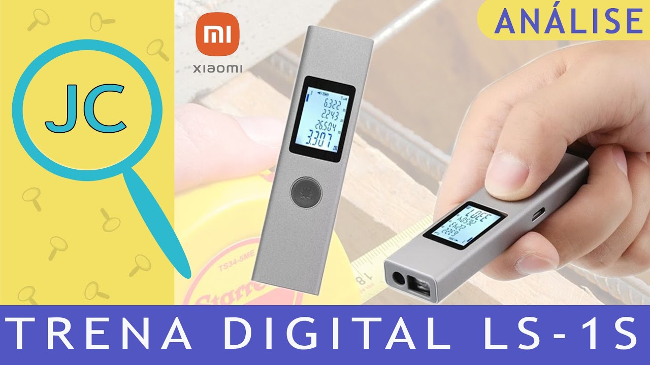 Trena Digital da XIAOMI LS-1S - Uma trena extremamente portátil que atinge até 40 metros !!!