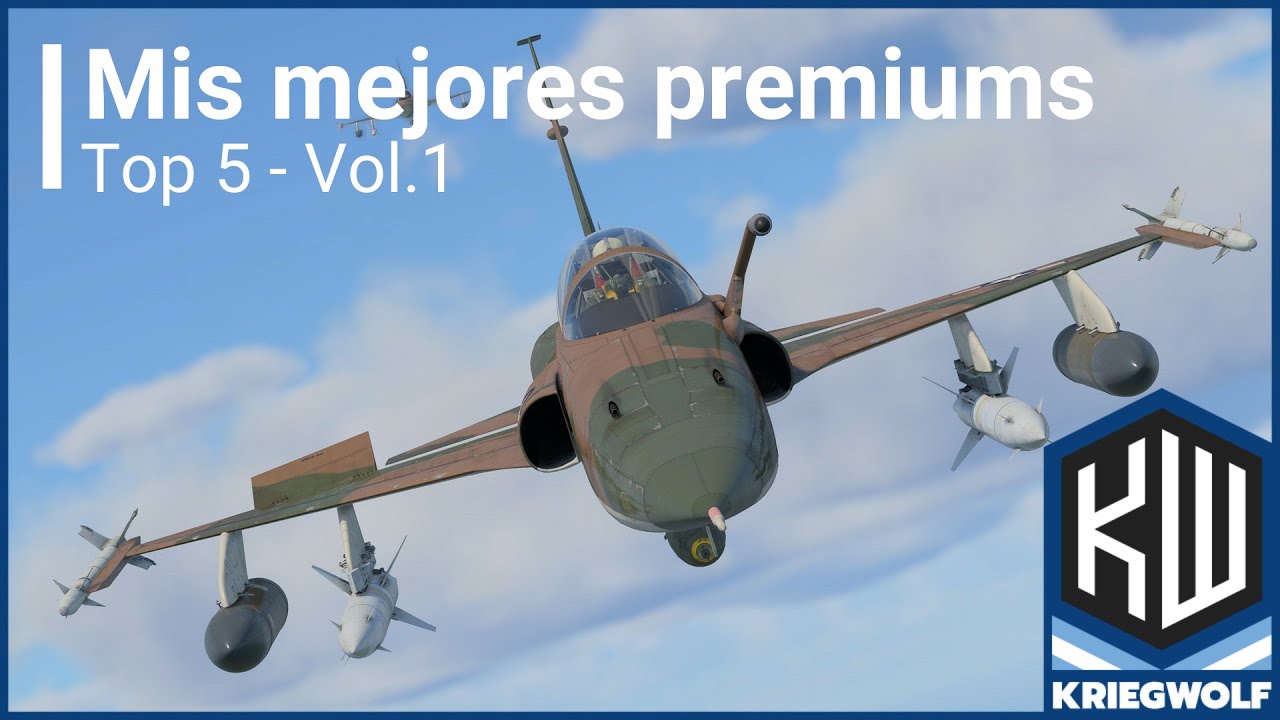 TOP 5 Mis mejores Aviones Premiums | War Thunder