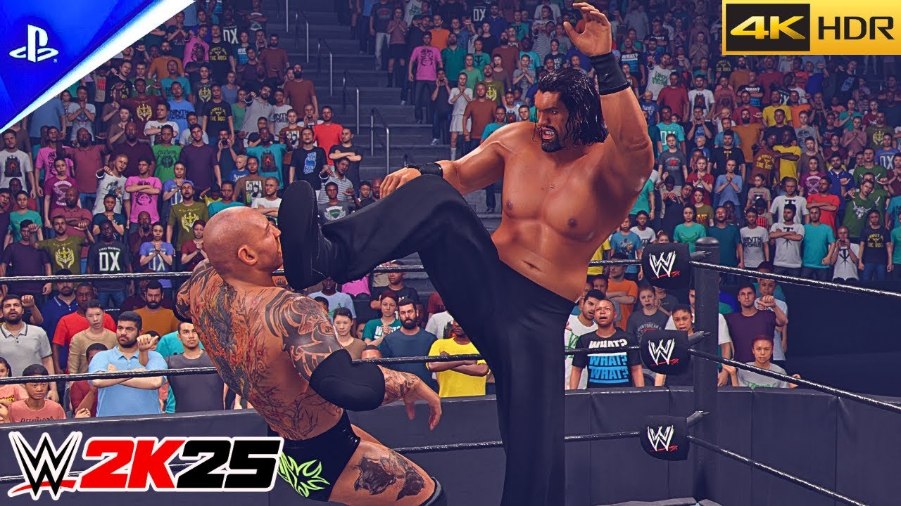 WWE 2K25 - Batista vs. The Great Khali - Full Match at Smackdown 2002 | PS5™ Pro [4K HDR]