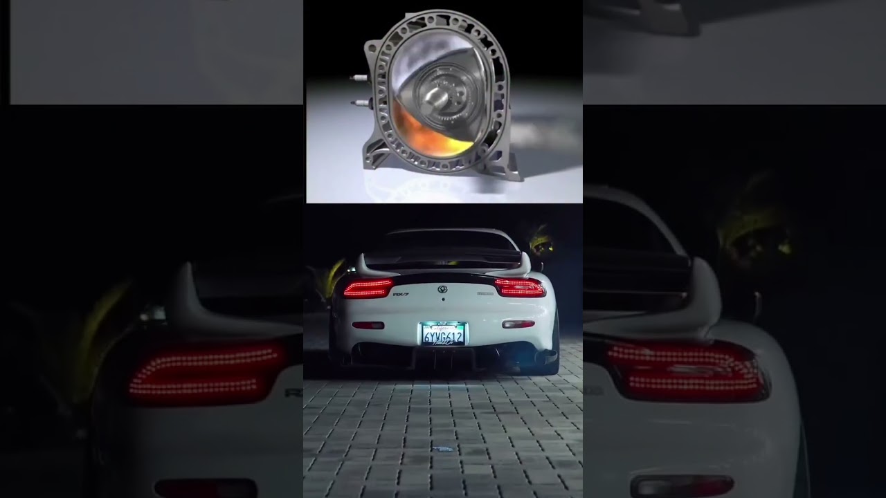 Wankel (Rotary) Engine Explained  Internal Combustion Engine Mazda cars (RX-7 & RX-8) 