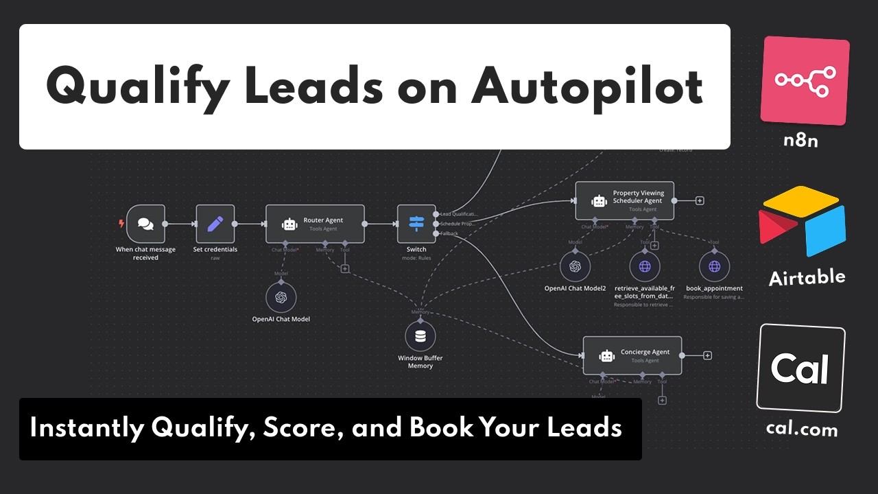 The Ultimate n8n Lead qualification + Scoring System (Works for Any Industry!)