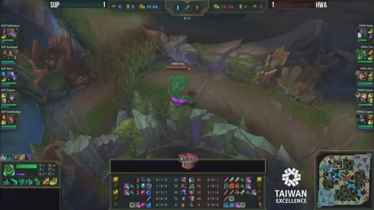 Supermassive vs HWA Gaming l 2016 Taiwan Excellence Gaming Cup Final 3.Ma&ccedil; l SUP vs HWA