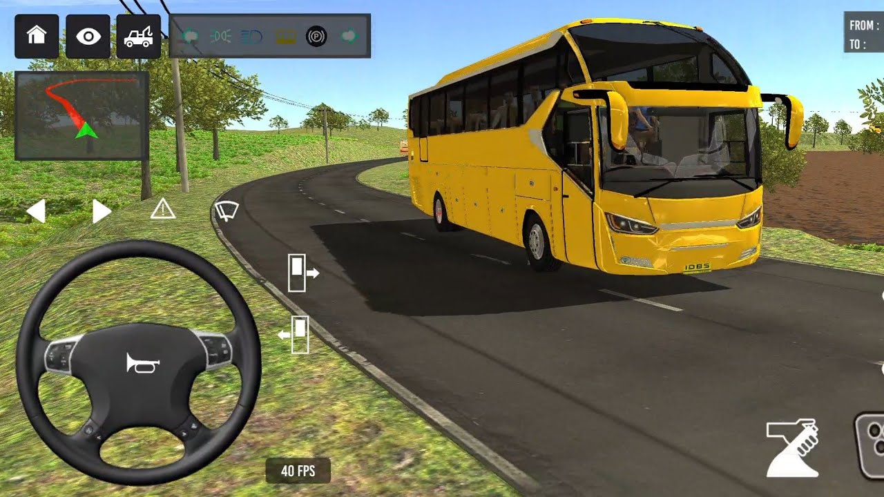 euro coach bus simulator 😱 🚌 || new coach bus driving part-19 Android gameplay