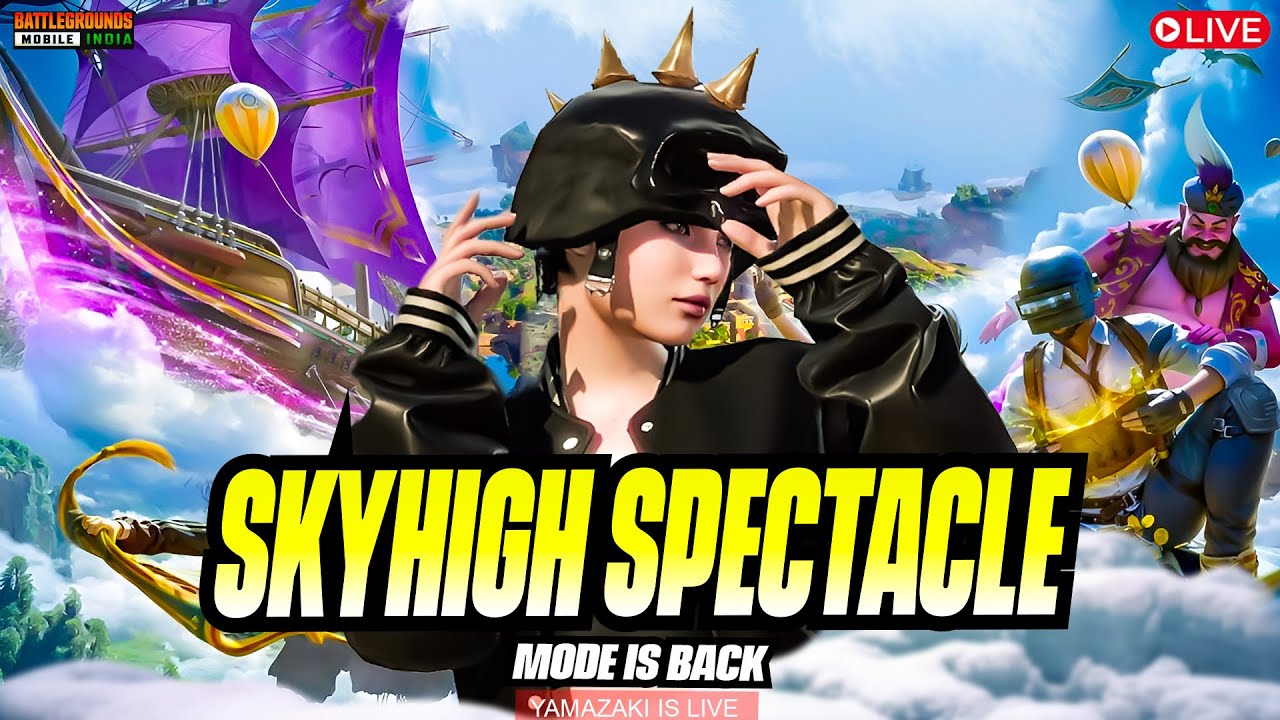 OLD SKYHIGH SPECTACLE MODE IS BACK | LIVE WITH YAMAZAKI | #bgmilive  #bgmi  #livestreaming  #live