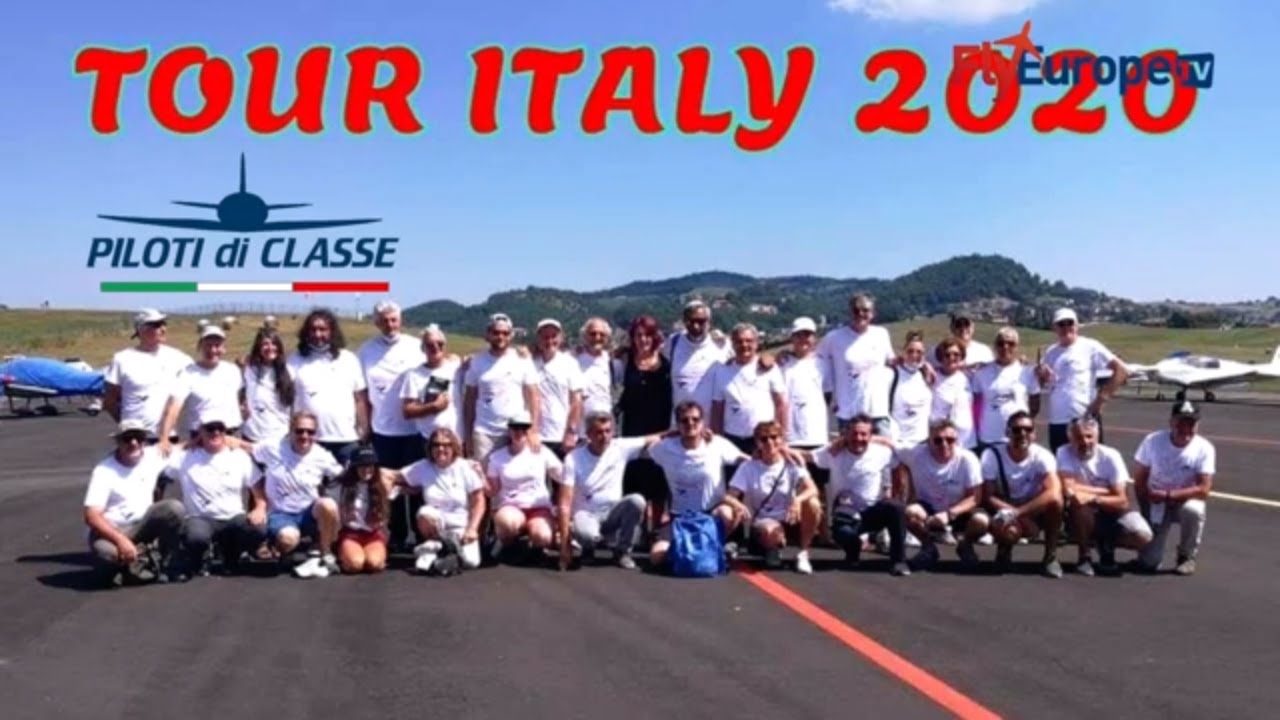 Tour Italy 2020, il Giro d'Italia Aereo di Piloti di Classe