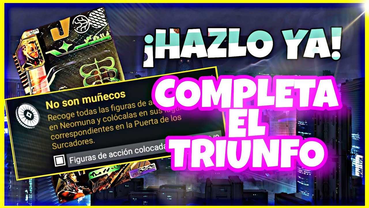 🔥COMO CONSEGUIR TODAS LAS FIGURAS DE ACCIÓN!! - DESTINY 2 