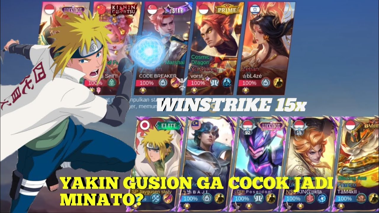 SIAPA BILANG GUSION GA COCOK DAPET SKIN MINATO?