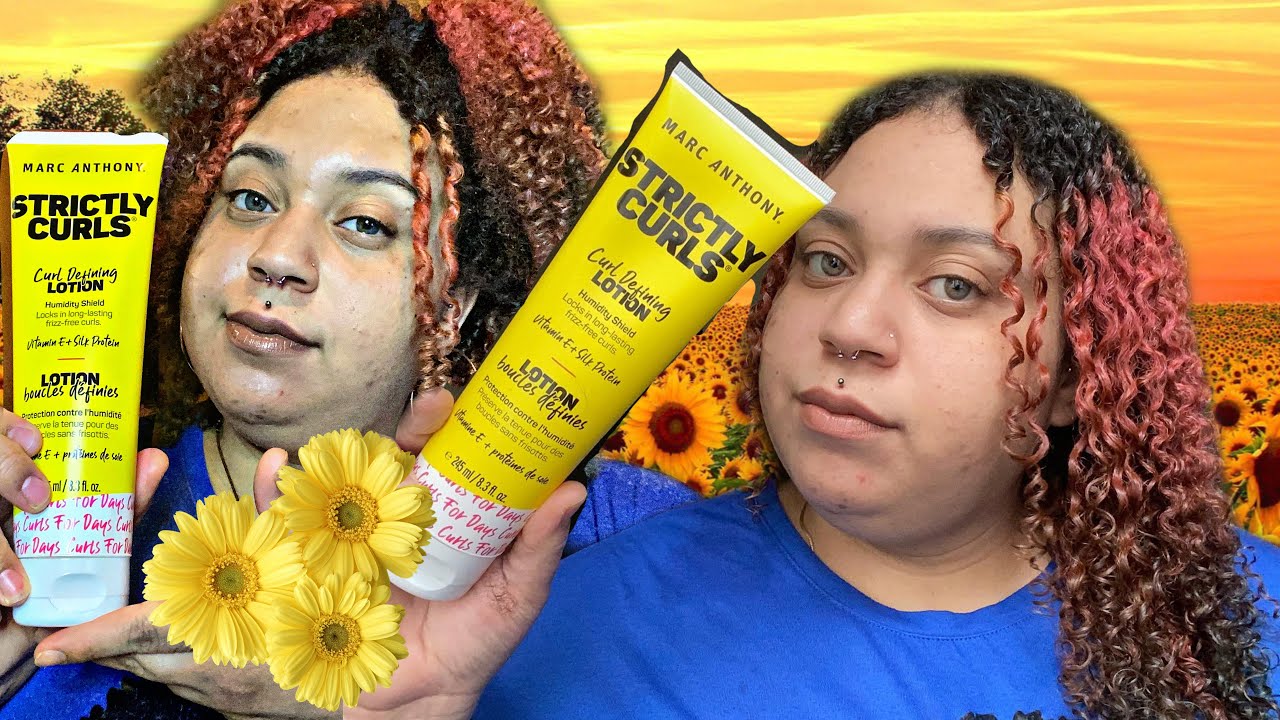 Marc Anthony Strictly Curls Curl Defining Lotion Review + Styling My Wash & Go