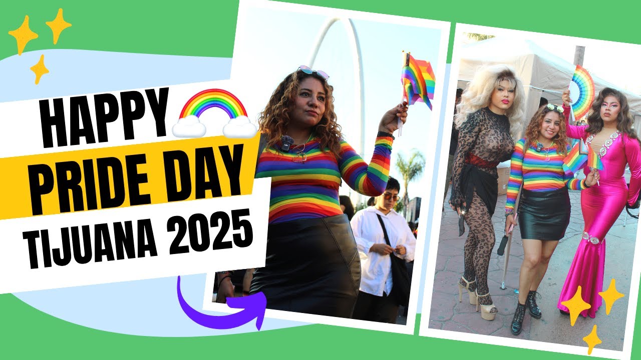 Marcha Pride 2025: Tijuana se llena de color #blogger #vlog #pride #lifestyle #orgullolgbt #lgbt