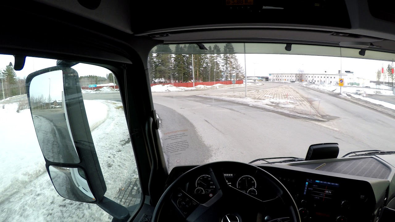 4K POV Truck Driving || Mercedes