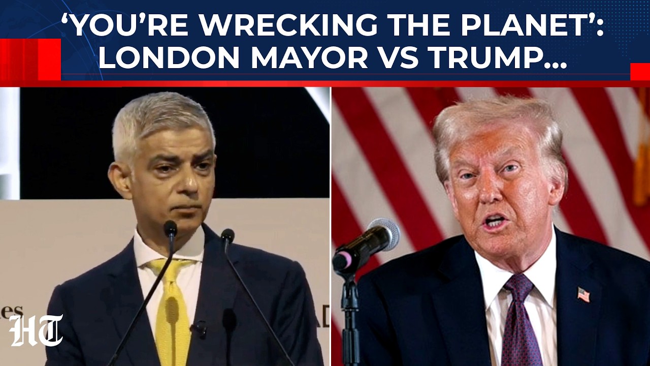 London Mayor Sadiq Khan Slams US At World Mayors Meet; &lsquo;Trump Is Head Of Climate Wreckers&rsquo;
