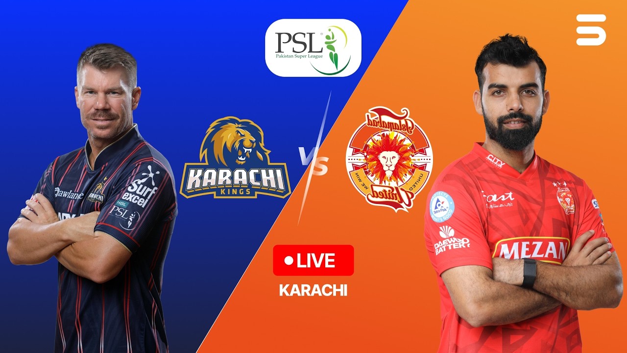 🔴 - 𝐑𝐄𝐋𝐈𝐕𝐄 | Karachi Kings vs Islamabad United | HBL PSL | Match 10