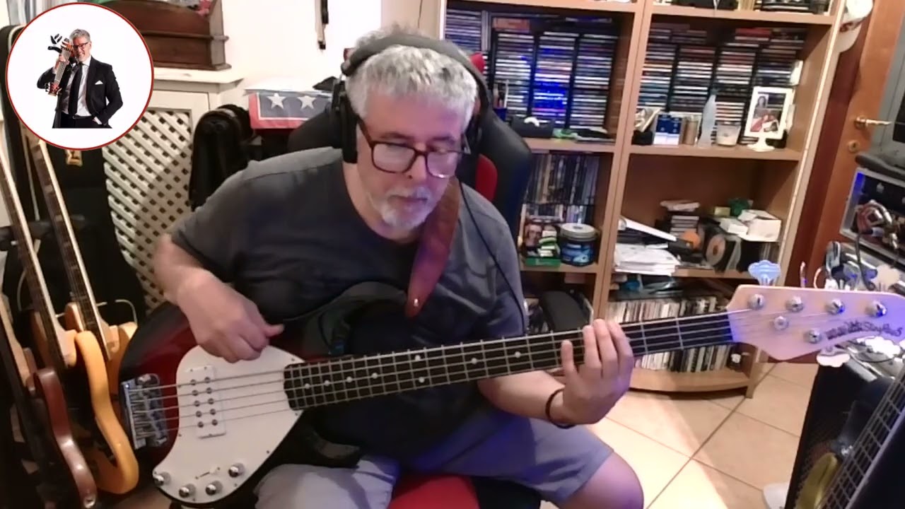 Brivido felino by MINA - CELENTANO (personal bass cover) by Rino Conteduca