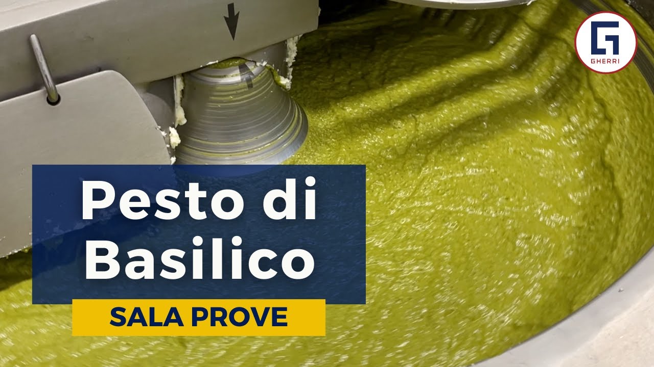 Pesto di Basilico (da semilavorato) con Cutter Seydelmann | Sala Prove Gherri