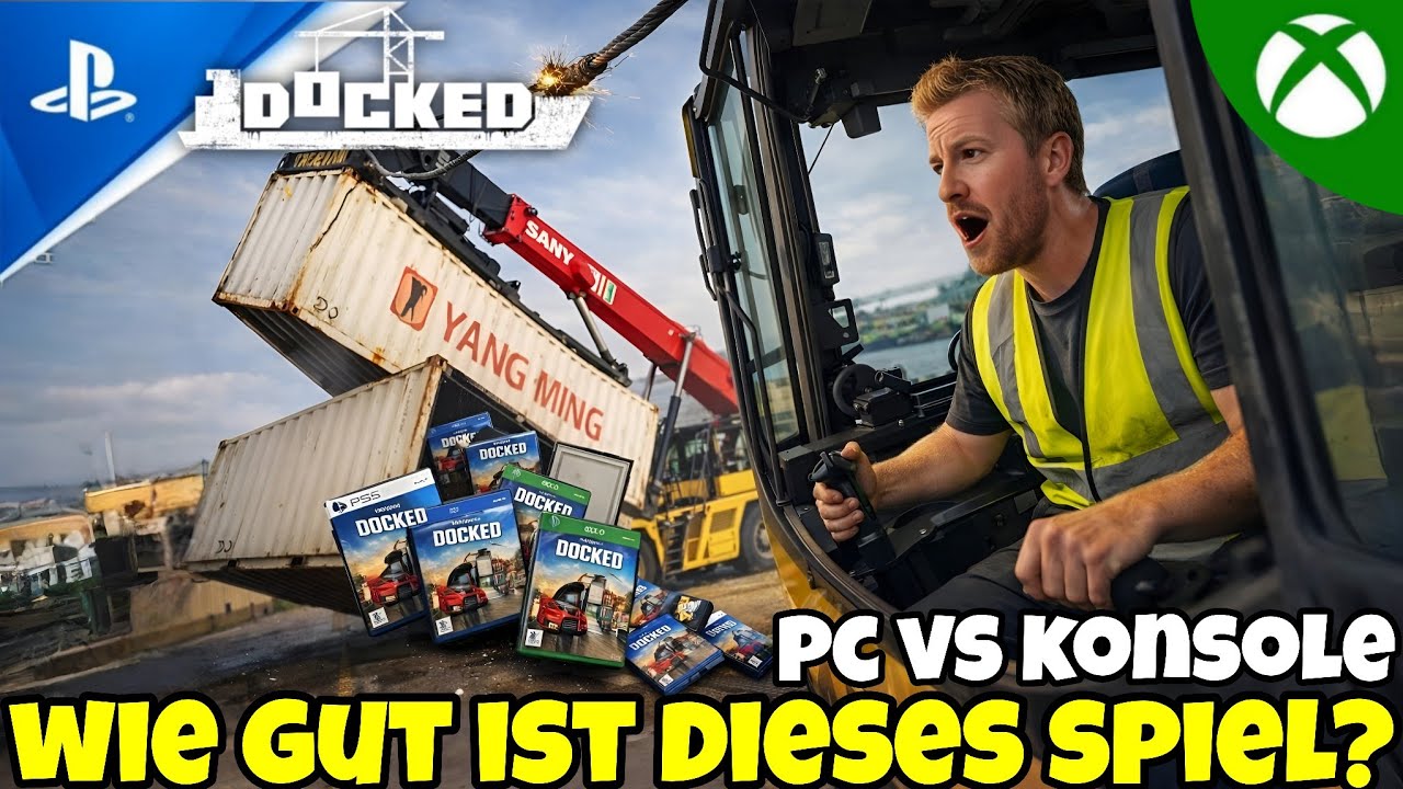 ⚓️PC vs Konsole: Wer bewertet das Spiel besser😁?Wirtschaftssystem & neue Jobs im Hafen! | Docked #02