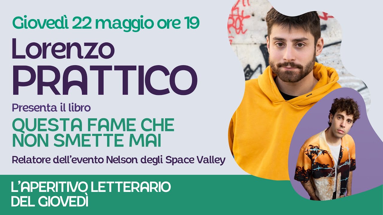 L'Aperitivo Letterario del giovedì - Lorenzo Prattico