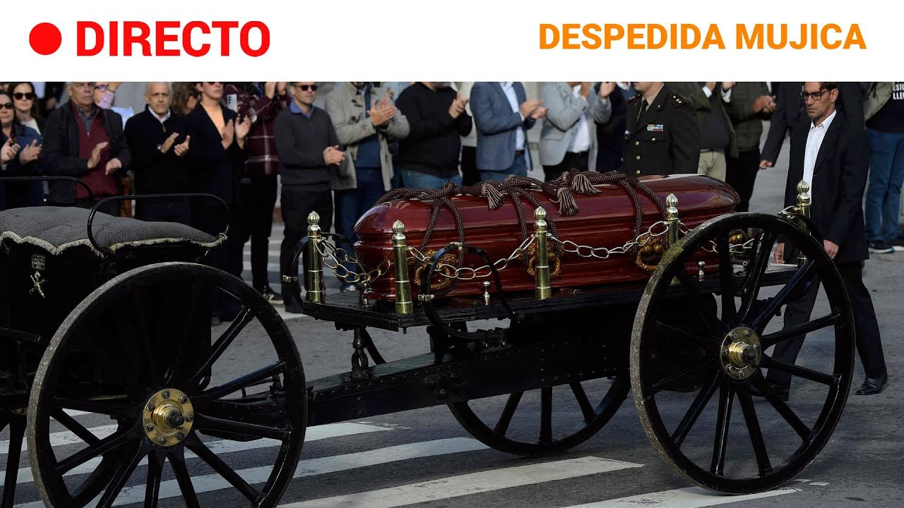 JOSÉ MUJICA: CORTEJO FÚNEBRE para dar el último adiós al EXPRESIDENTE | RTVE Noticias