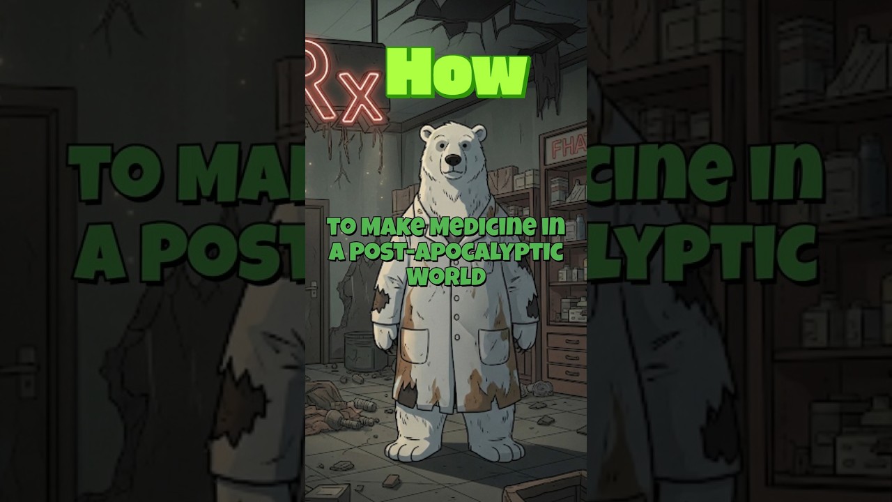 DIY Medicine in the Apocalypse 💀  Survival Hack #science #animation #creativesurvival