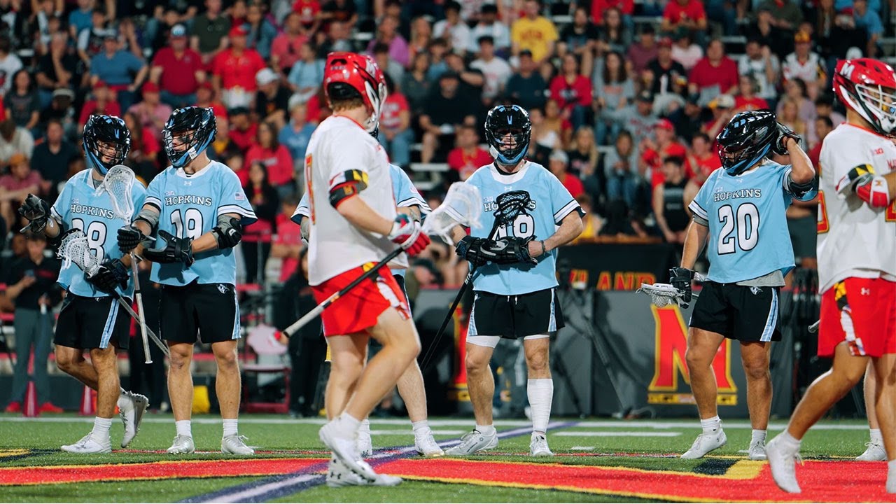 This is THE Rivalry in college lacrosse | Maryland vs. Johns Hopkins highlights