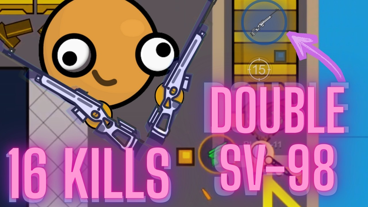 Noob *DESTRUCTION* With DOUBLE SV-98🤩| Surviv.io Gameplay