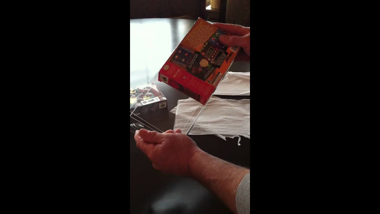N64 Nintento Protective Plastic Game Box Case instructions and example