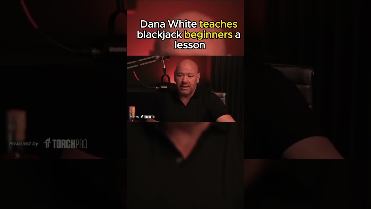 Dana White Gives Tips For Blackjack Beginners #gambling #casino #danawhite